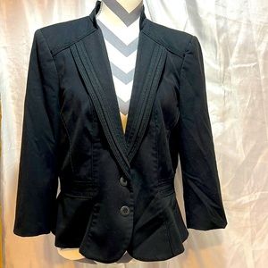 White House Black Market Black Blazer Jacket